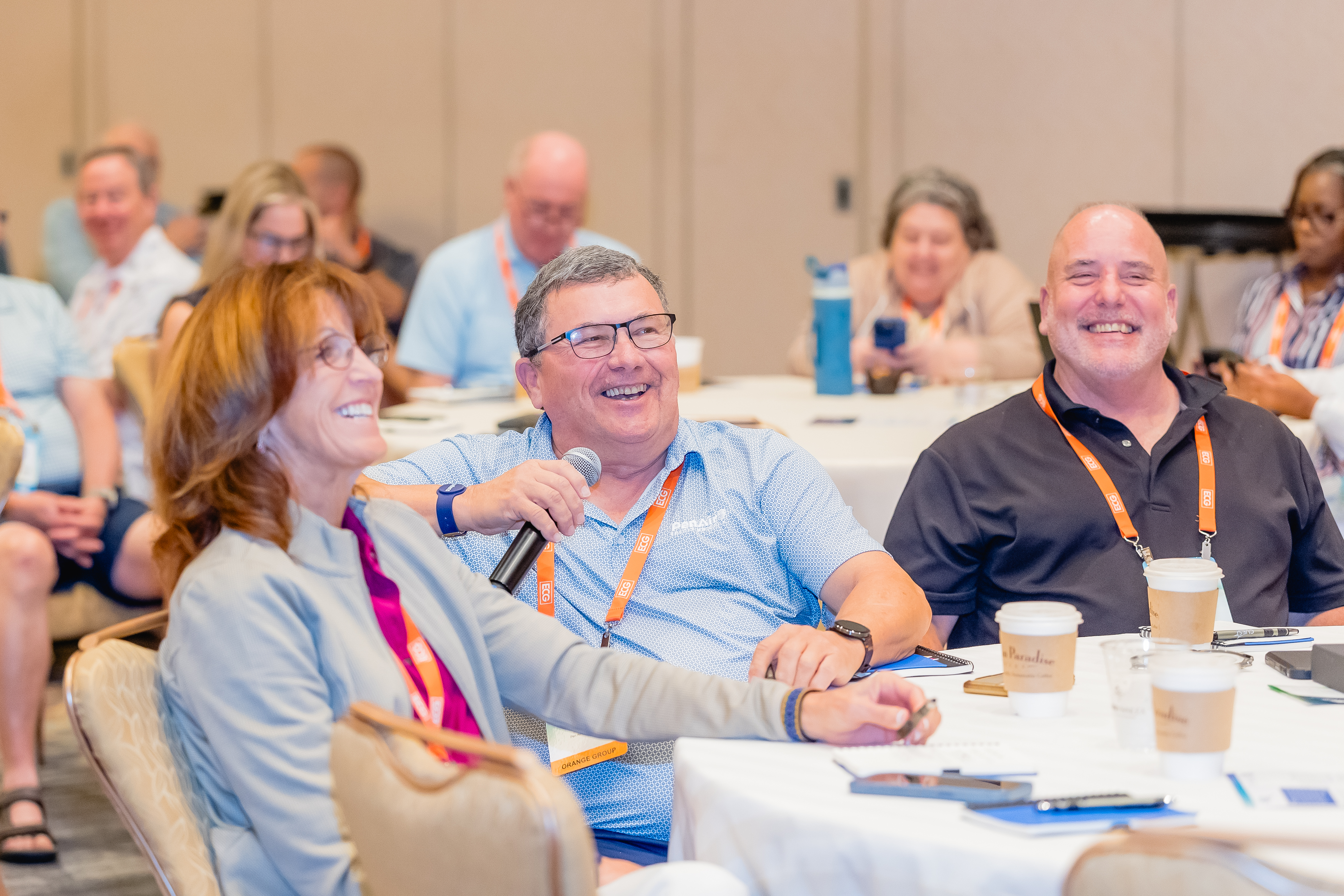 CUES Members Enjoying a General Session