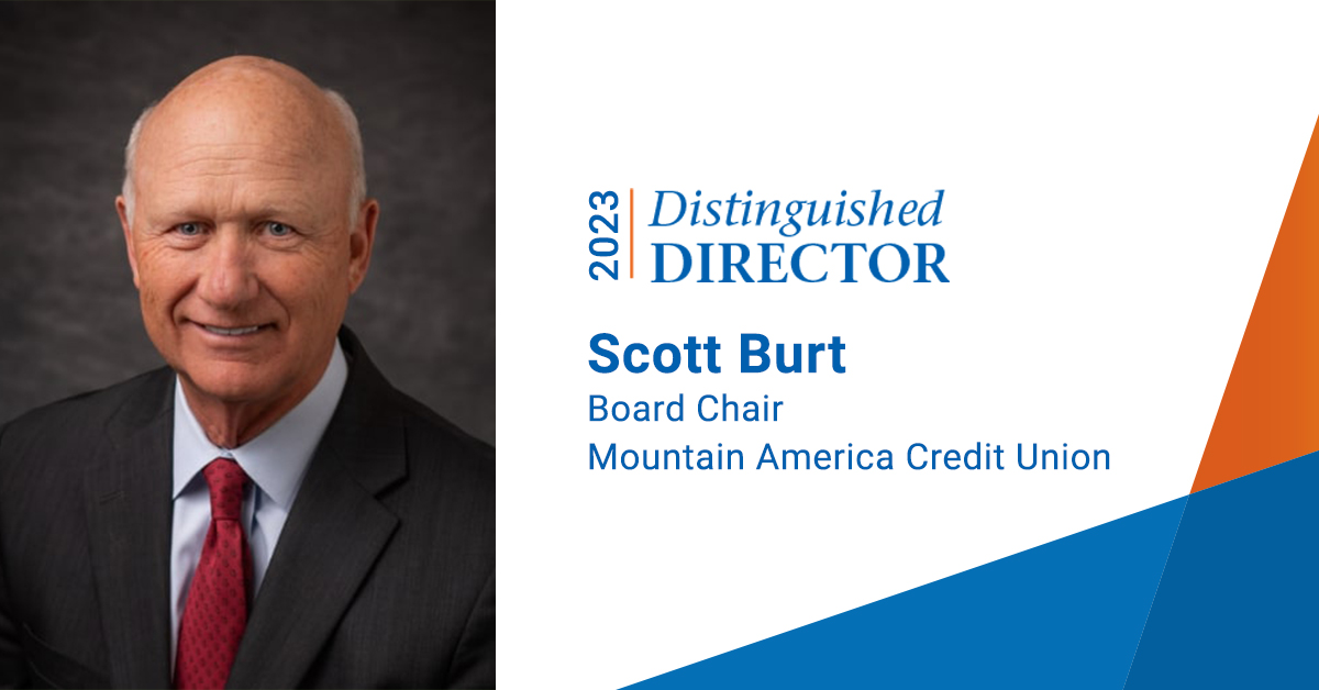 2023 Distinguished Director Award Winner Scott Burt